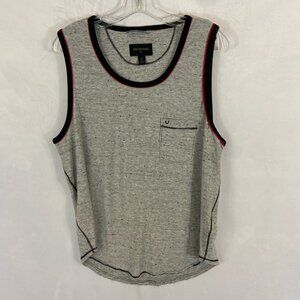 True Religion Men's Muscle Tank Top Sleeveless T-Shirt Grey Sizes L XL XXL NEW